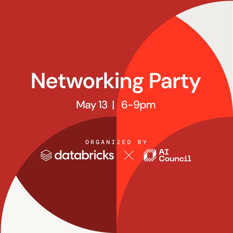 Cover Image for Databricks @ AI Council26 Networking Event