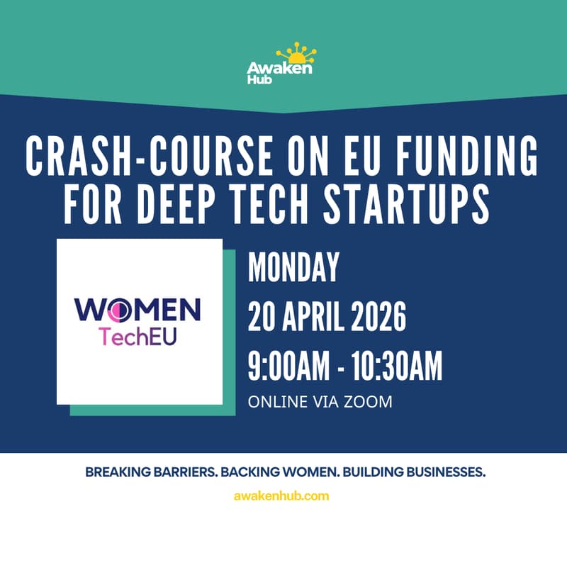 Cover Image for Crash-course on EU Funding for Deep Tech Startups.