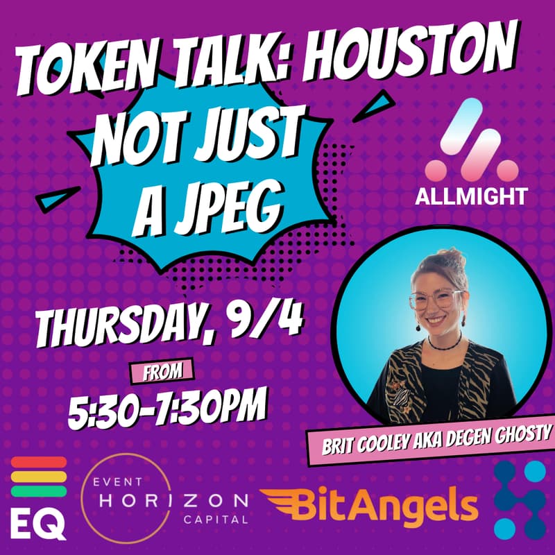 Cover Image for Token Talk: Houston Not Just a JPEG