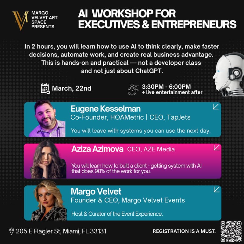 Cover Image for AI Workshop for Executives & Entrepreneurs