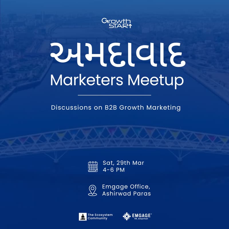 Cover Image for Ahmedabad Marketers Meetup