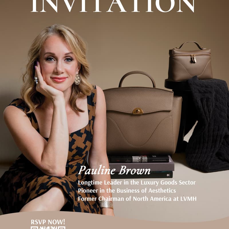 Cover Image for OLEADA Lounge: Leading with Aesthetics by Pauline Brown (ex-LVMH Chairman)