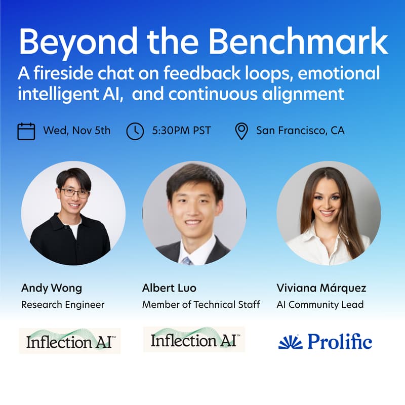 Cover Image for Beyond the Benchmark - Prolific Meetup #2