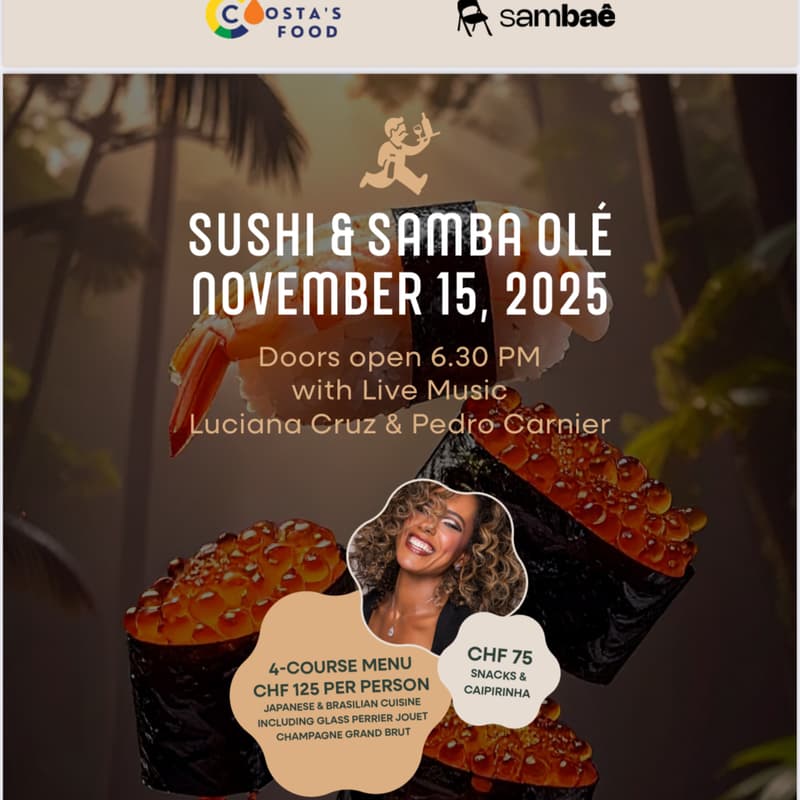 Cover Image for Sushi & SAMBA Olé