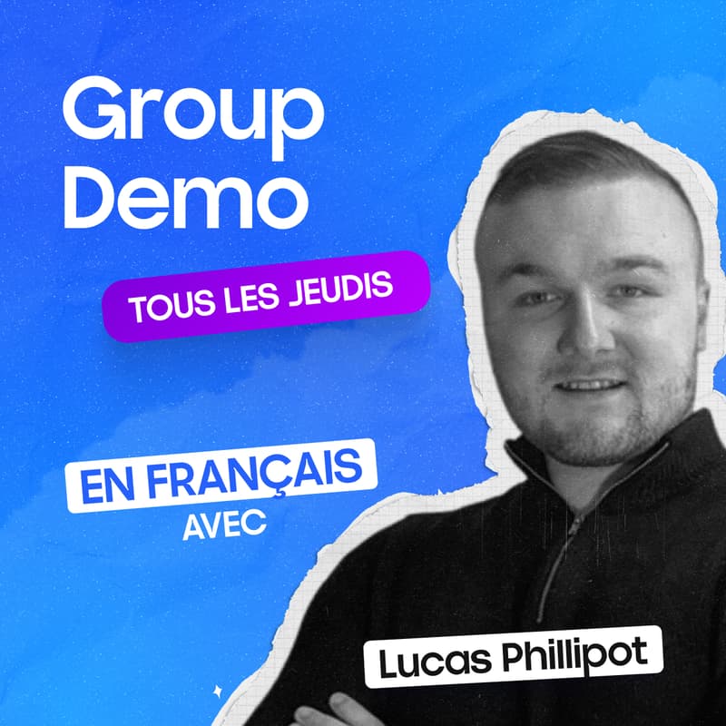 Cover Image for group demo lemlist en français 🇫🇷