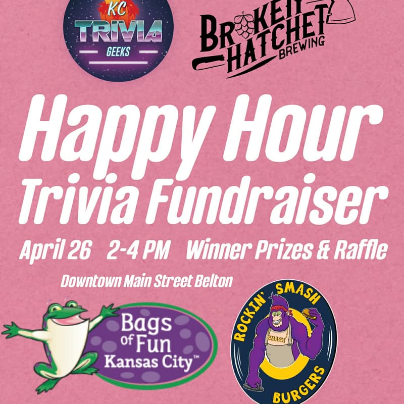 Cover Image for Happy Hour Trivia Fundraiser - Bags of Fun Kansas City