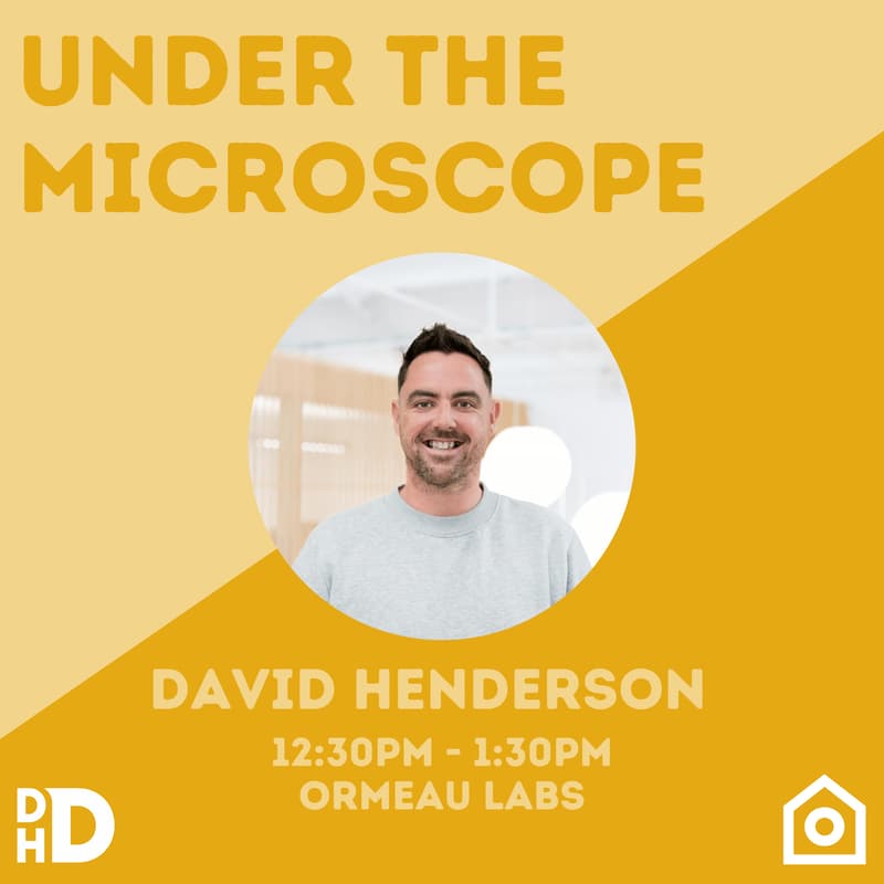 Cover Image for Under the microscope: David Henderson