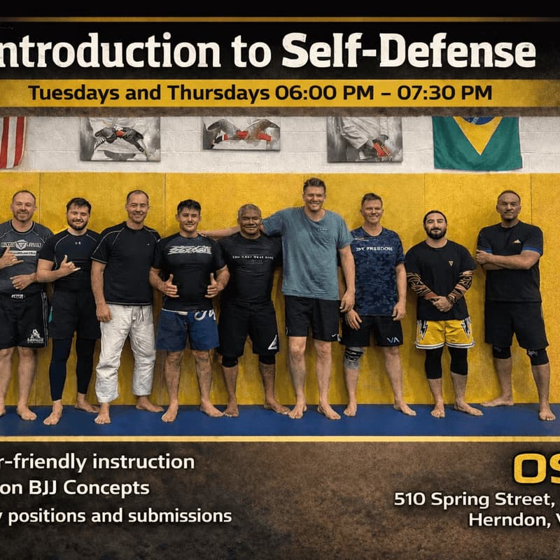 Cover Image for Introduction to Self-Defense Class at OSMA in Herndon, VA 🥋