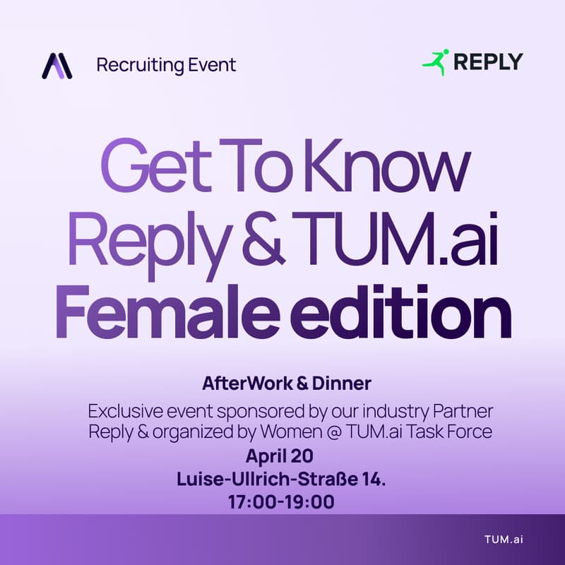 Cover Image for Women @ TUM.ai & Reply