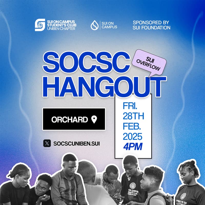 Cover Image for SOCSC HANGOUT ( SUI OVERFLOW )