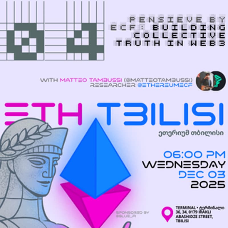 Cover Image for Pensieve by ECF: Building Collective Truth in Web3 | ETHTbilisi 04
