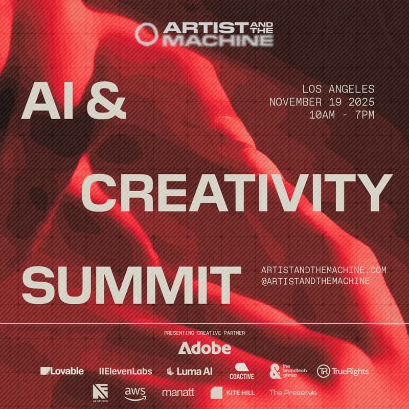 Cover Image for Artist and the Machine presents THE AI & CREATIVITY SUMMIT: LA Edition