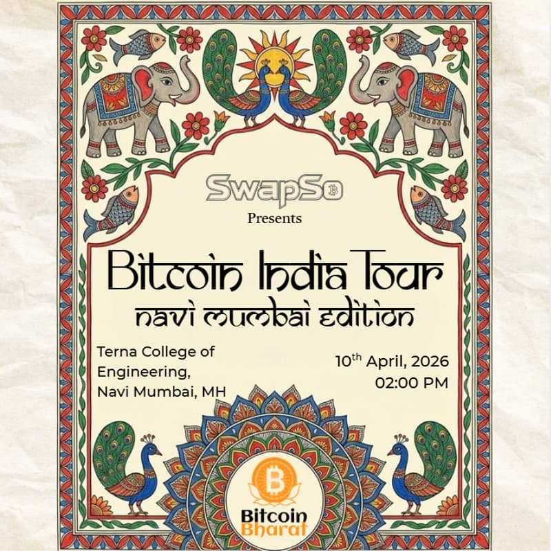 Cover Image for Bitcoin India Tour- Navi Mumbai Edition