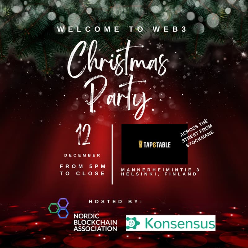 Cover Image for The WEB3 Xmas Party @ Helsinki
