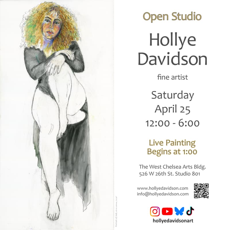 Cover Image for Open Studio-HOLLYE DAVIDSON, fine artist