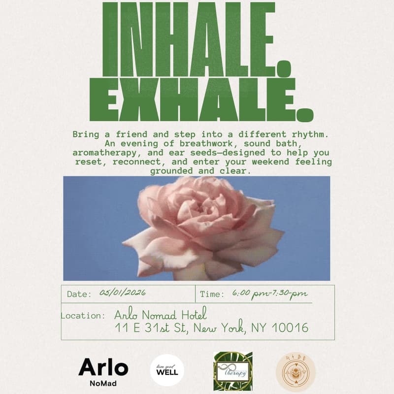 Cover Image for ✨ INHALE. EXHALE: A Breath, Sound + Sensory Reset
