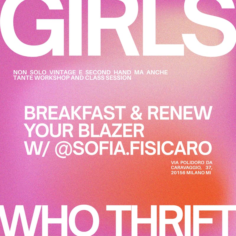 Cover Image for Breakfast & Renew your Blazer w/ @Meetandthrift.official & @Sofia.fisicaro