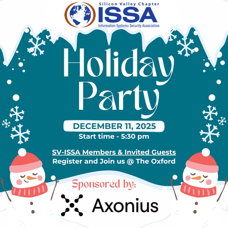 Cover Image for December 2025 Event: SV-ISSA Winter Holiday Party