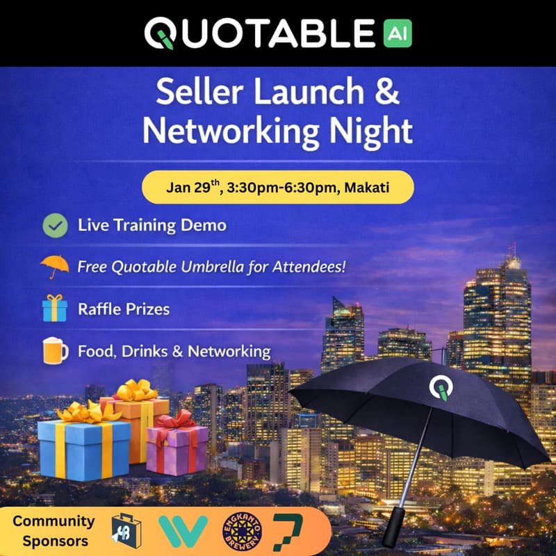 Cover Image for 🚀 Quotable AI Seller Launch & Networking Night
