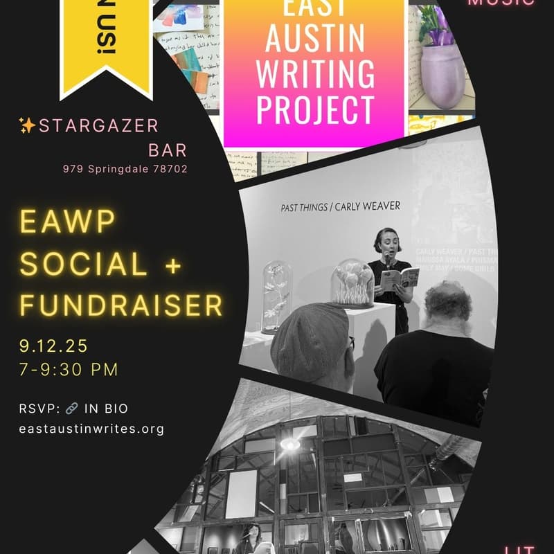 Cover Image for EAWP Social + Fundraiser - Live Music and Literary Reading