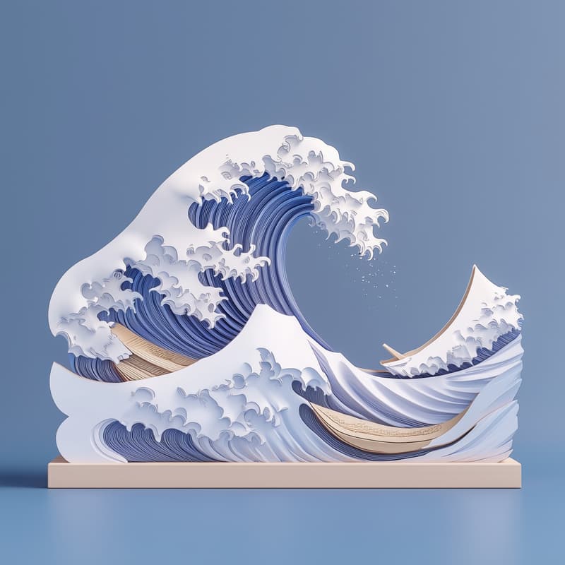 Cover Image for [Chicago] The Great Wave at the Art Institute