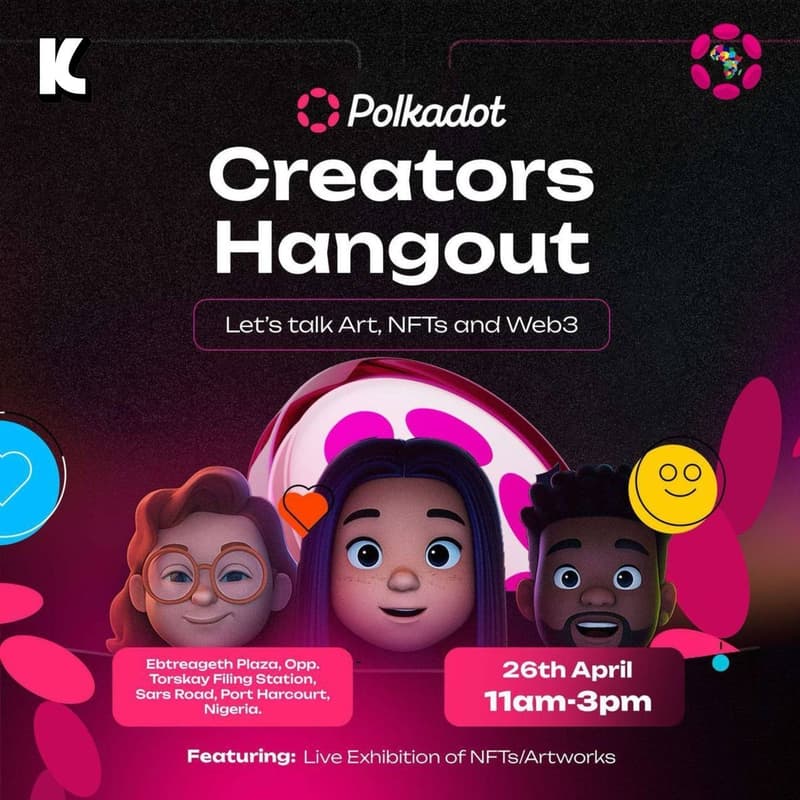 Cover Image for Polkadot Creators Hangout Portharcourt