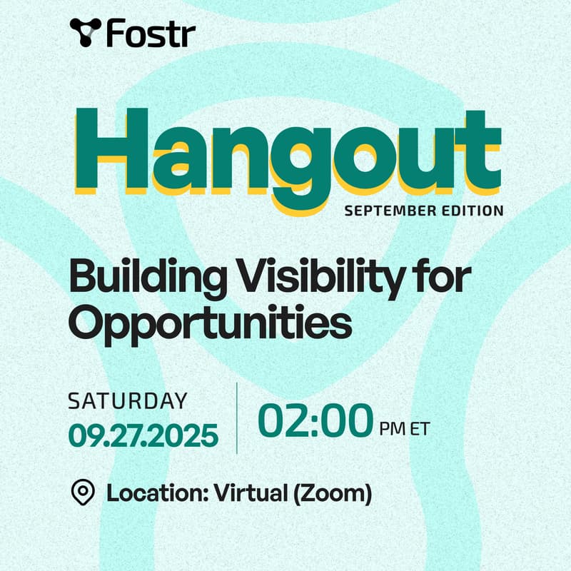 Cover Image for Fostr Hangout — September Edition (Kickoff)