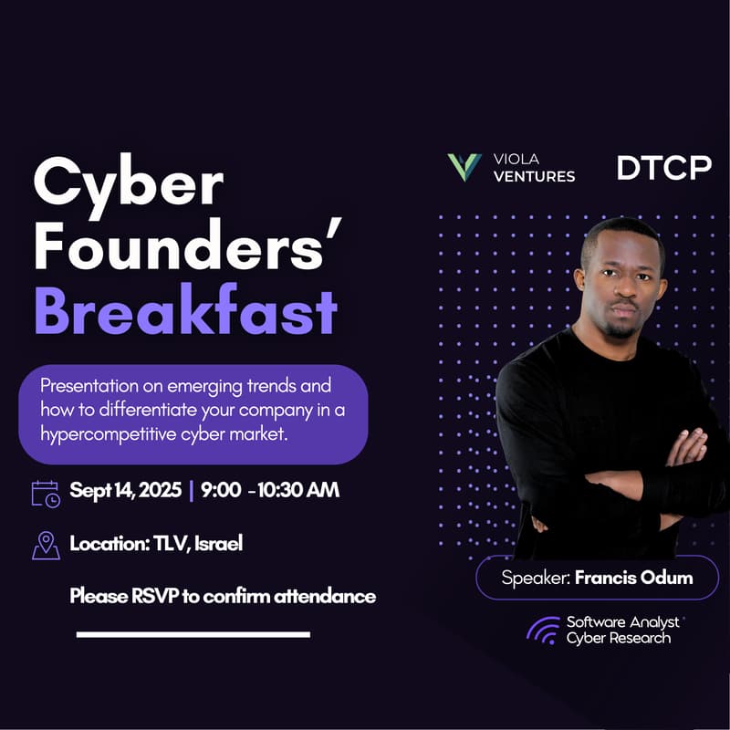 Cover Image for Cyber Founders' Breakfast