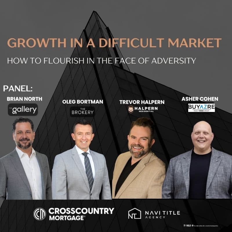 Cover Image for Growth in a Difficult Market: How to Flourish in the Face of Adversity presented by CrossCountry Mortgage and Navi Title