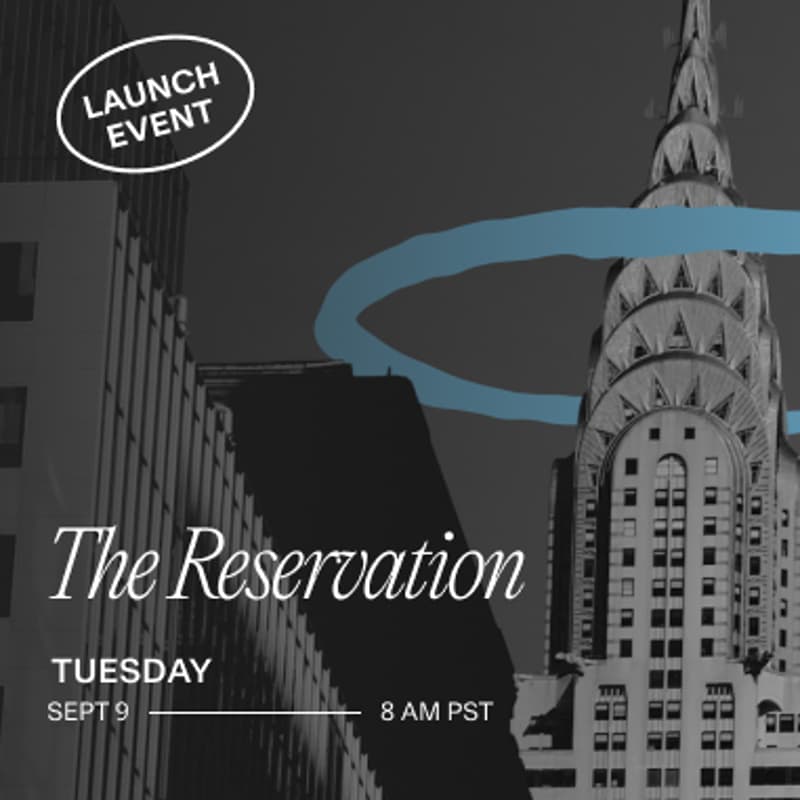 Cover Image for The Reservation | Podcast Launch Event