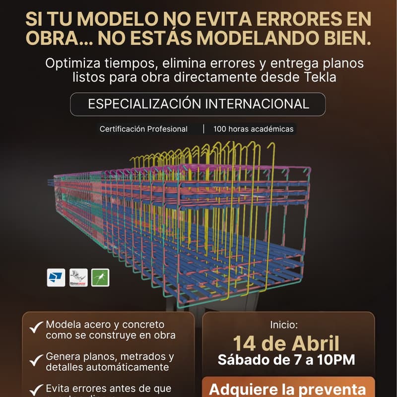 Cover Image for WEBINAR DETALLADO CON TEKLA STRUCTURES