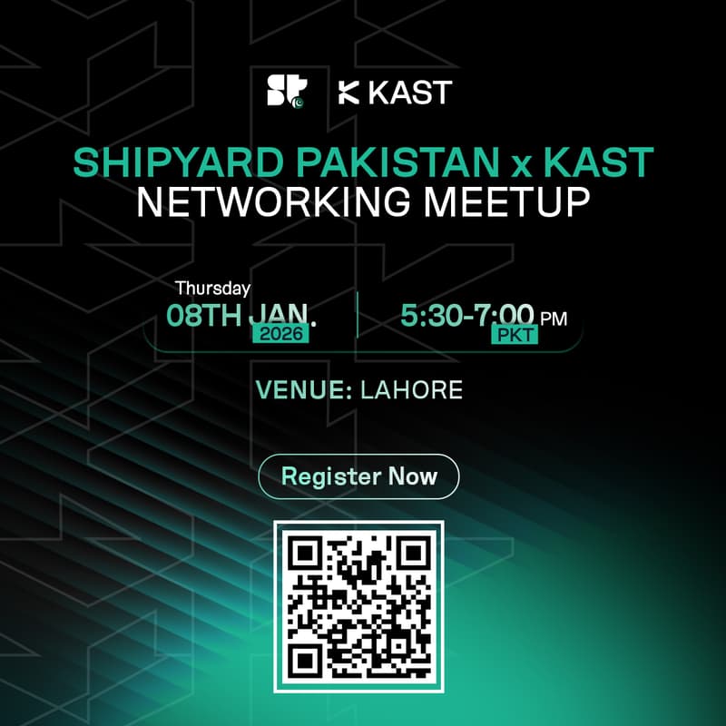 Cover Image for Shipyard Pakistan x KAST Networking Meetup