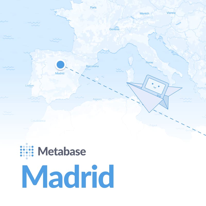 Cover Image for Meetabase - Data, dashboards and vibes in Madrid 🇪🇸