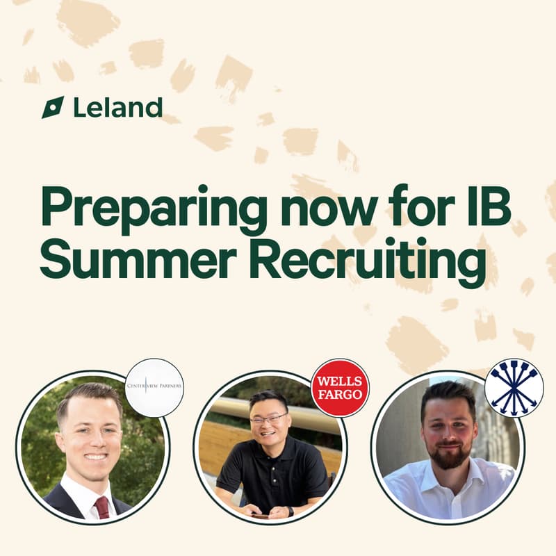 Cover Image for Preparing now for IB Summer Recruiting
