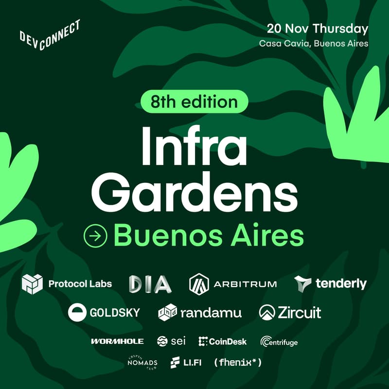 Cover Image for DIA Infra Gardens V8 Devconnect Buenos Aires