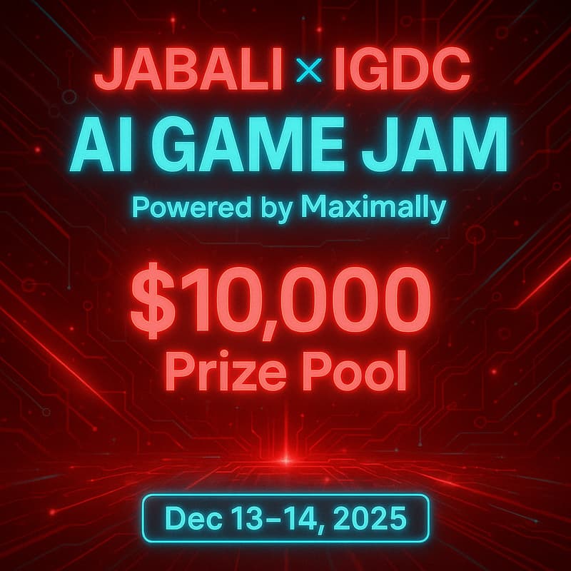 Cover Image for Jabali × IGDC AI Game Jam (Powered by Maximally)