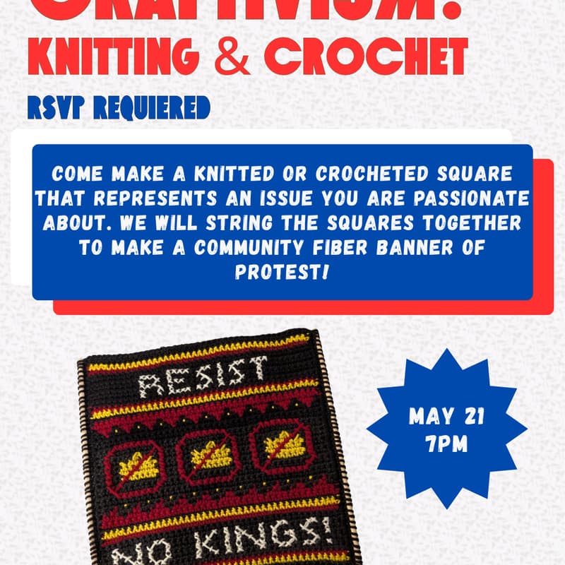 Cover Image for Craftivism! Knitting & Crochet Community Project
