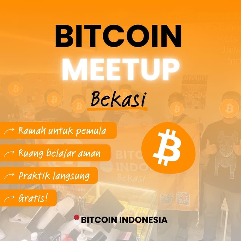 Cover Image for Bitcoin Indonesia Community Meetup Bekasi 12 April 2026