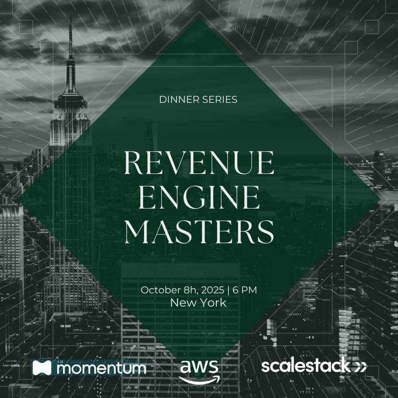 Cover Image for Revenue Engine Masters Dinner Series with AWS, Scalestack and Momentum - New York Edition
