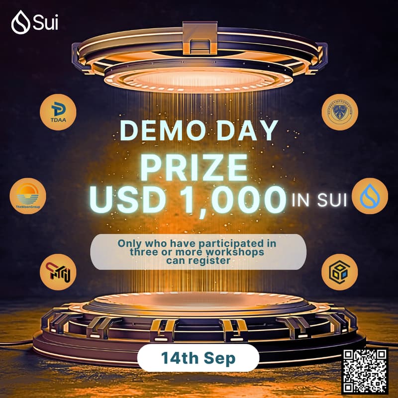 Cover Image for Build on Sui Demoday office hour+Sui Dev Meetup