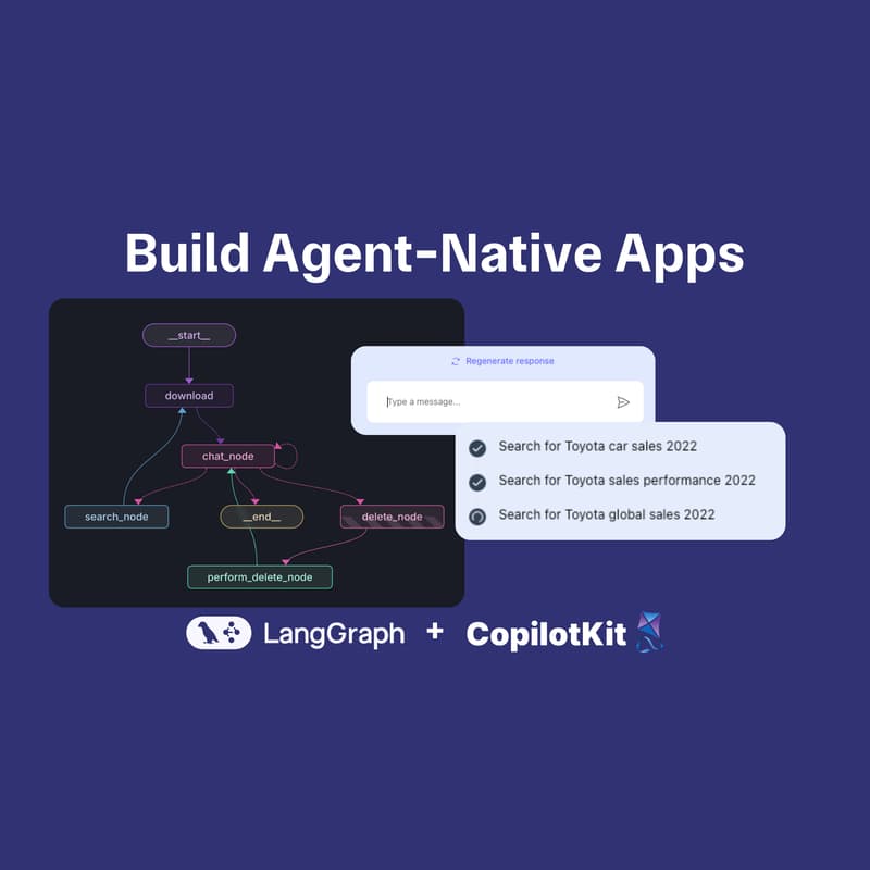 Cover Image for Build an Agent-Native App: LangGraph + CoAgents v0.2 🦜🪁