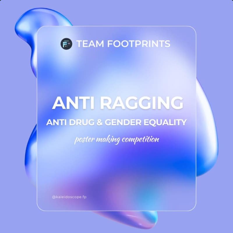 Cover Image for Anti Ragging Poster Making