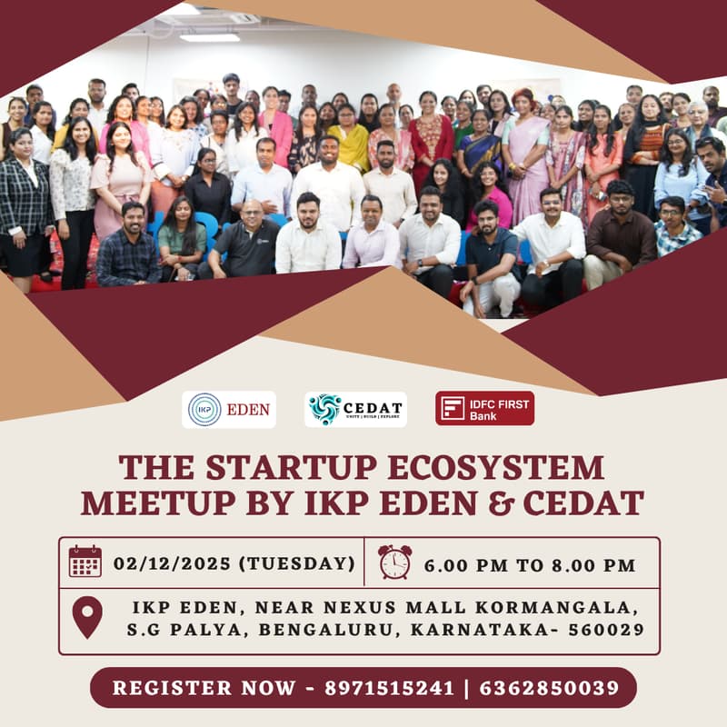 Cover Image for The Startup Ecosystem Meetup by CEDAT