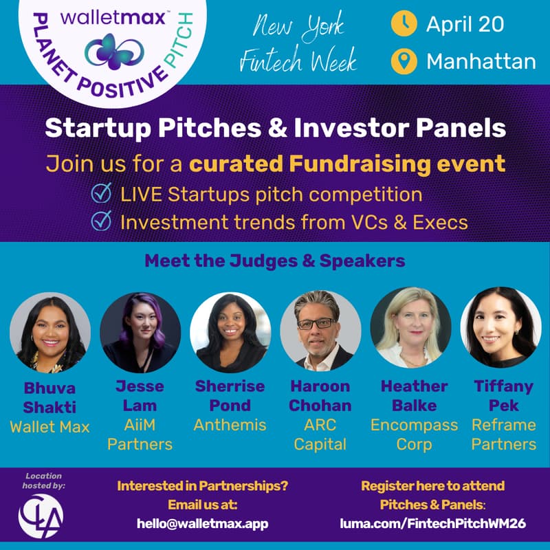 Cover Image for Fintech Startups Pitch Competition by Wallet Max