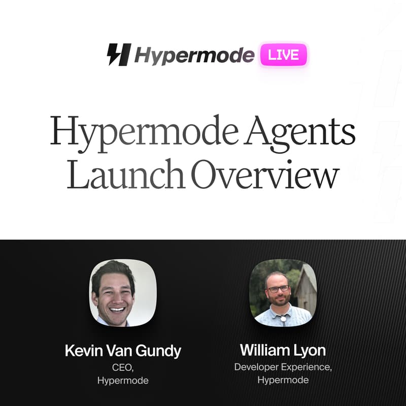 Cover Image for Hypermode Live: Hypermode Agents Launch Overview