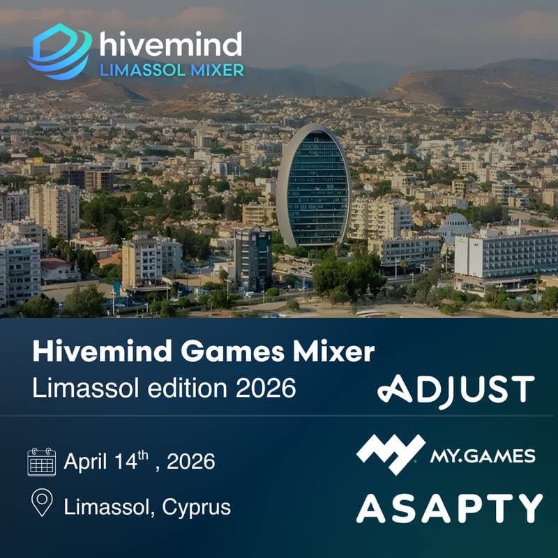 Cover Image for Hivemind World Games, Apps & Growth Mixer - Limassol