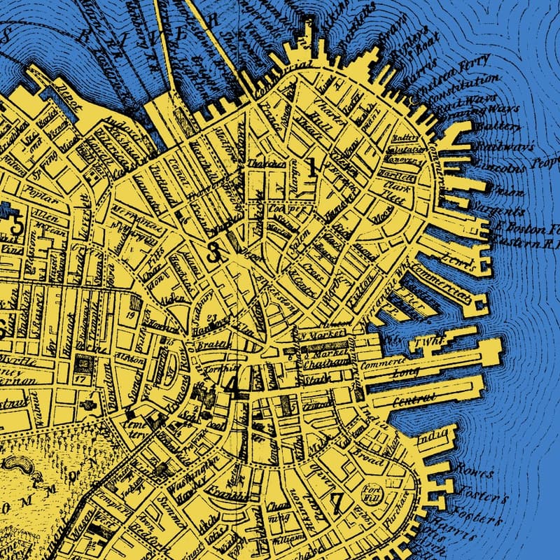 Cover Image for Book Launch: Andy Woodruff on "Boston in 50 Maps"