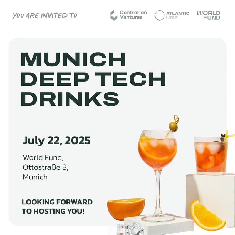 Cover Image for Aperitivo & Breakthroughs: Munich Deep Tech Drinks