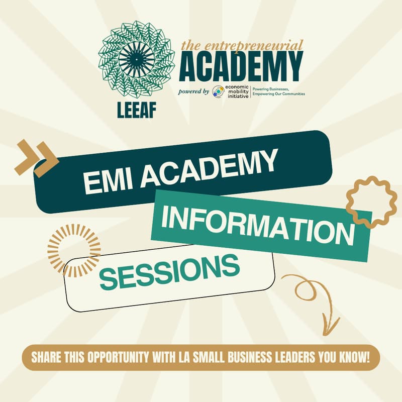 Cover Image for Mar 13th -- EMI Academy Information Session