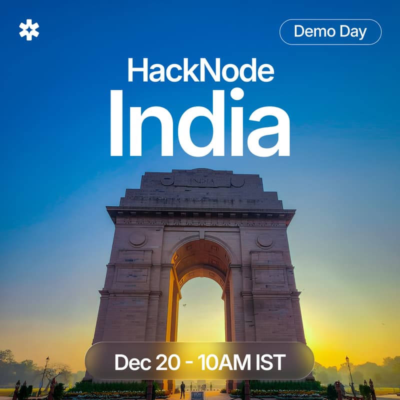 Cover Image for OpenxAI Hack Node India: Demo Day